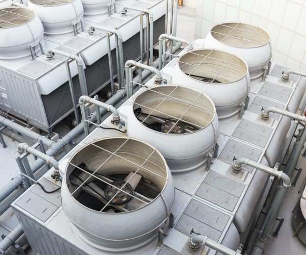 Cooling tower at outdoor